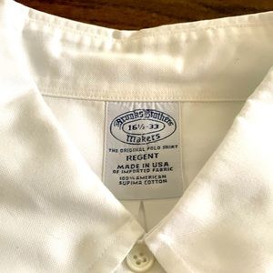 Brooks Brothers Regent long sleeve white dress shirt